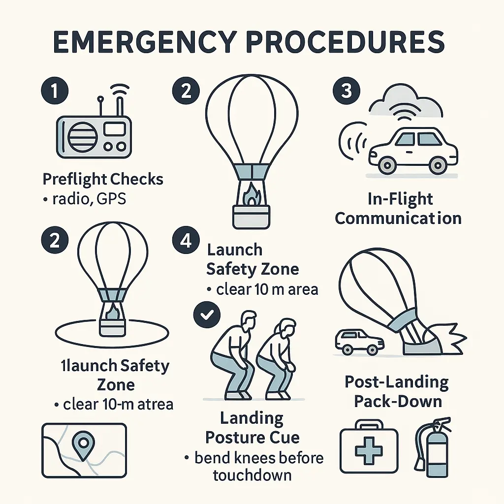 Emergency procedure diagram