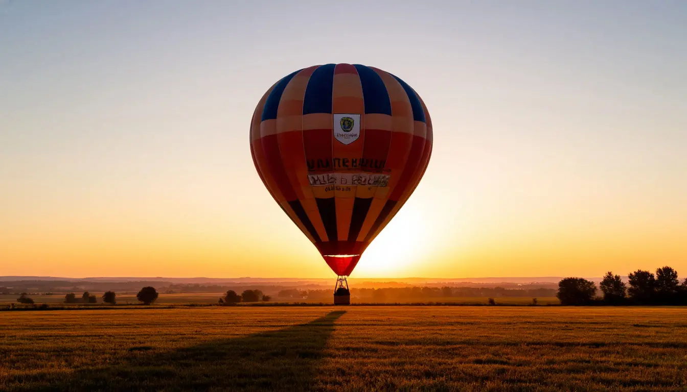 Balloon with safety badges