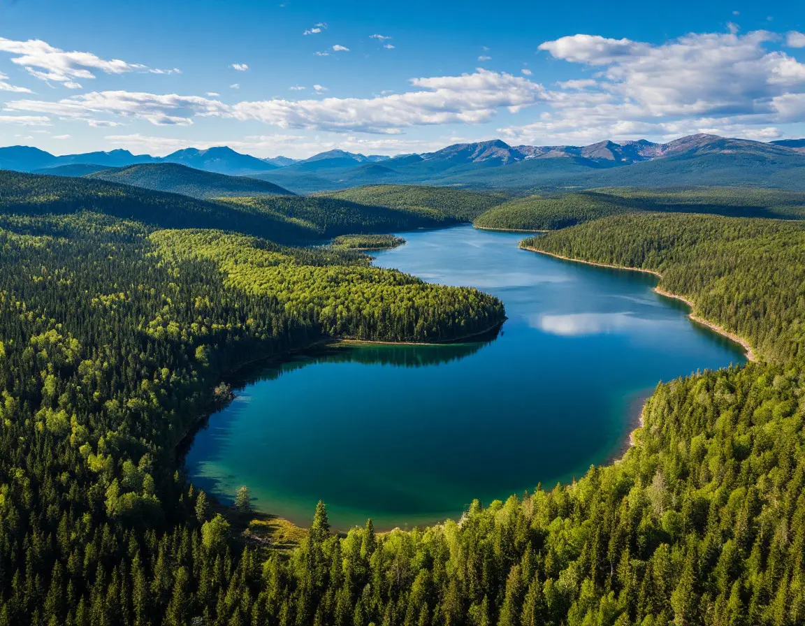 Lakes from above