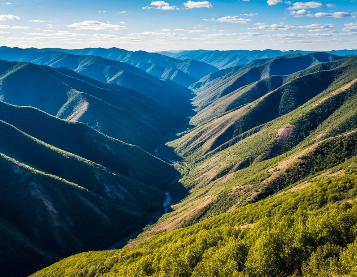 Valleys from above