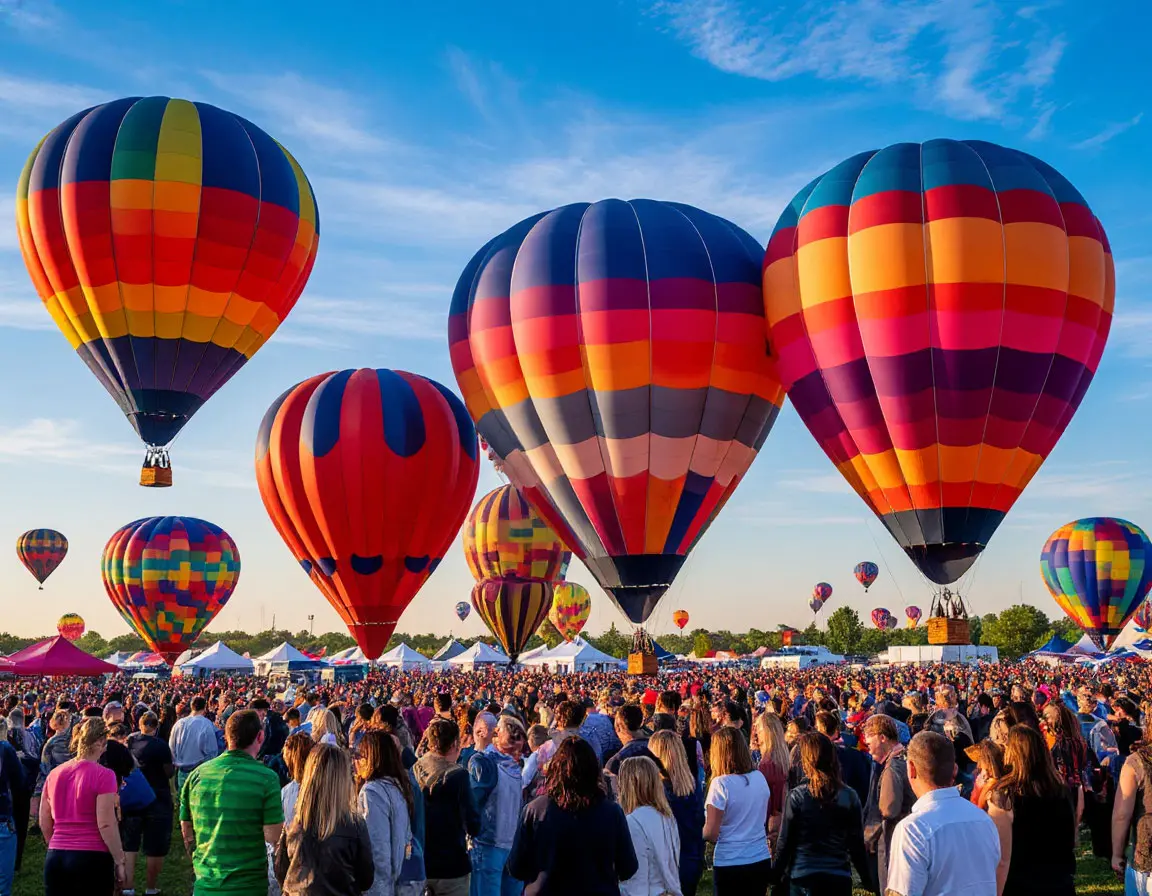 Balloon festival scene