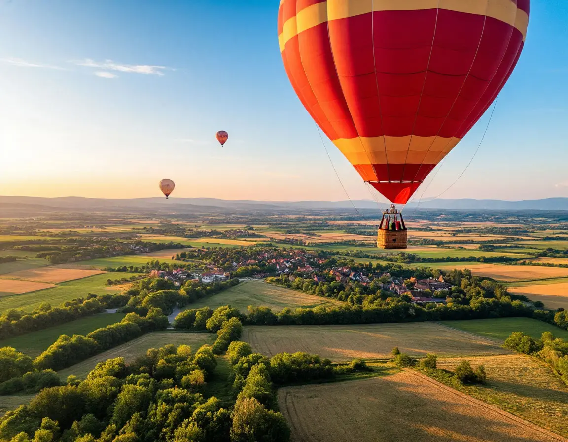 Family balloon ride